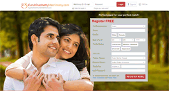 Desktop Screenshot of kuruhinashettymatrimony.com